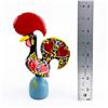Image 11 : ROOSTER OF BARCELOS FOLK ART FIGURINE SCULPTURE