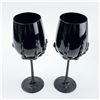 Image 2 : SKELETON HAND STEMMED WINE GLASSES HALLOWEEN