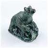 Image 9 : VINTAGE JOLIN SOAPSTONE BEAR CARVING SCULPTURE