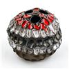 Image 3 : GLAZED CLAY POTTERY PAPERWEIGHT HOLDER - SIGNED