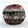 Image 5 : GLAZED CLAY POTTERY PAPERWEIGHT HOLDER - SIGNED