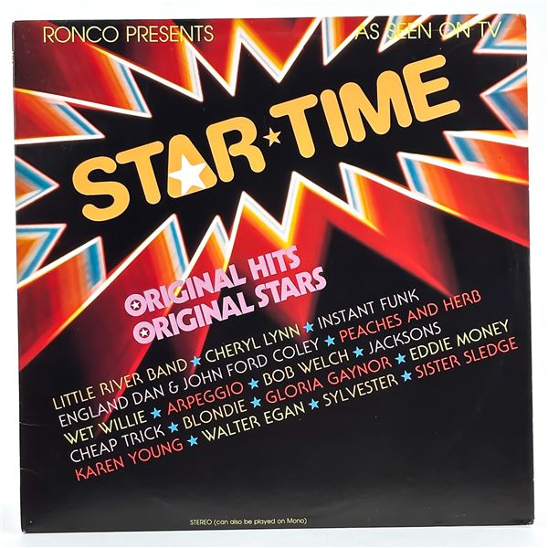 STAR TIME - ORIGINAL HITS ORIGINAL STARS - VINYL LP