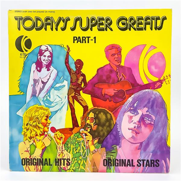 K-TEL - TODAY’S SUPER GREATS PART-1 - VINYL LP ALBUM