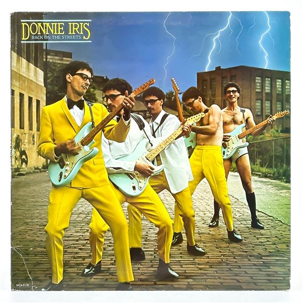 DONNIE IRIS - BACK ON THE STREETS - VINYL RECORD LP
