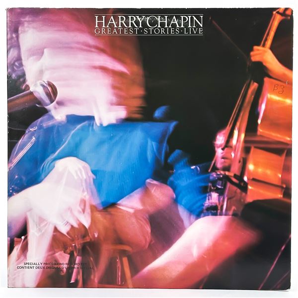 HARRY CHAPIN - GREAT STORIES LIVE - 2X VINYL RECORD