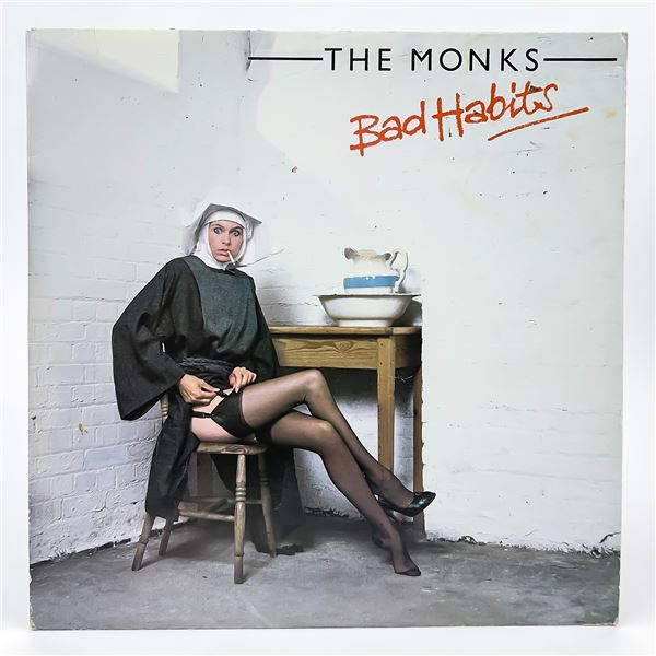 THE MONKS - BAD HABITS - VINYL LP RECORD ALBUM