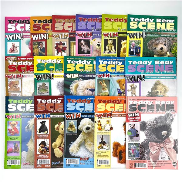 16 - UK TEDDY BEAR SCENE MAGAZINE LOT - ENGLAND