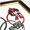Image 4 : FRAMED BEIJING 2008 OLYMPIC MASCOTS CERAMIC TILE