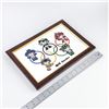 Image 5 : FRAMED BEIJING 2008 OLYMPIC MASCOTS CERAMIC TILE