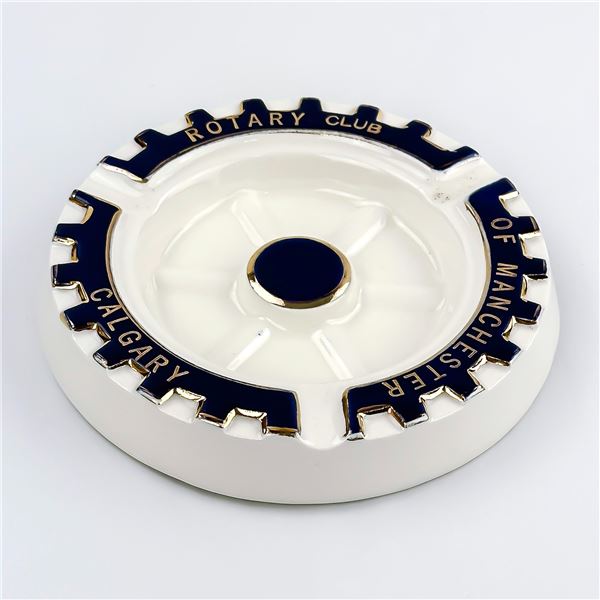ROTARY CLUB MANCHESTER CALGARY HYCROFT ASHTRAY