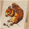 Image 2 : VINTAGE SQUIRREL NEEDLEPOINT CROSS STITCH PICTURE