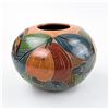 Image 4 : HAND CARVED TOUCAN ART POTTERY VASE SCULPTURE