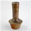 Image 2 : STONEWARE POTTERY FLOWER VASE OR MATCH STRIKER