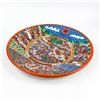 Image 4 : MEXICO FOLK ART POTTERY WEDDING PLATE SCULPTURE