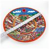Image 6 : MEXICO FOLK ART POTTERY WEDDING PLATE SCULPTURE