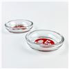 Image 2 : 2 LE BAR GLASS ASHTRAYS, TRINKET OR JEWELRY DISHES