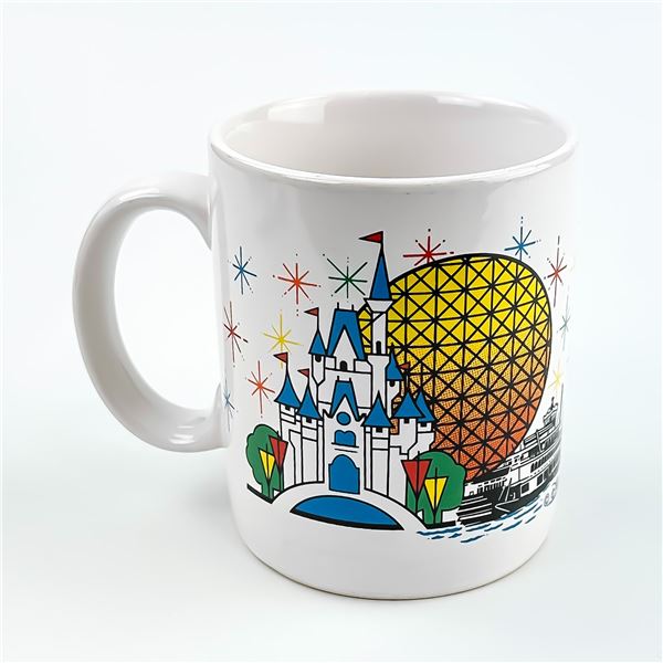 VTG MICKEY MOUSE CASTLE WALT DISNEY COFFEE MUG