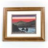 Image 1 : HENRY ROY VICKERS THE CROSSING FRAMED ART PRINT