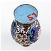 Image 11 : VINTAGE METAL CLOISONNE ENAMEL FLOWER BUD VASE