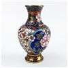 Image 4 : VINTAGE METAL CLOISONNE ENAMEL FLOWER BUD VASE