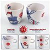 Image 1 : ROYAL RAJA DUTCH DELFT BLUE COFFEE MUGS D+E SEAL