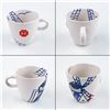 Image 3 : ROYAL RAJA DUTCH DELFT BLUE COFFEE MUGS D+E SEAL