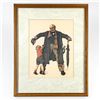Image 1 : VTG NORMAN ROCKWELL FRAMED ART PRINT - THE GIFT