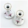Image 4 : LIMOGES CASTEL FRANCE CANDLESTICKS & SHELL DISH