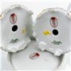 Image 7 : LIMOGES CASTEL FRANCE CANDLESTICKS & SHELL DISH