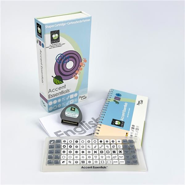 CRICUT PROVO CRAFT ACCENT ESSENTIALS CARTRIDGE