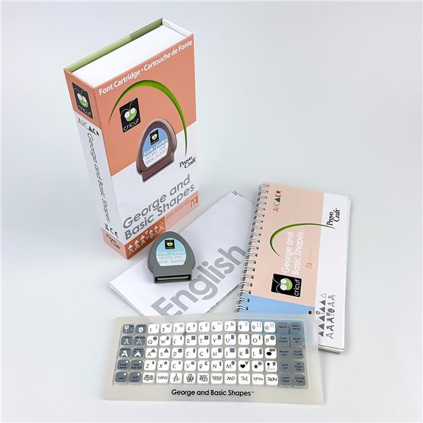 CRICUT PROVO CRAFT GEORGE SHAPES FONT CARTRIDGE