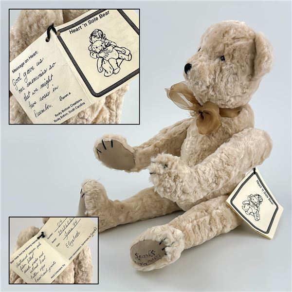 COLLECTIBLE HEART’N SOLE TEDDY BEAR - ELIZABETH