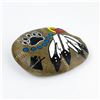 Image 4 : HAND PAINTED STONE - INDIGENOUS ARTISTIC MOTIFS