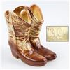 Image 1 : 50’S ERA MCCOY POTTERY COWBOY BOOT VASE PLANTER
