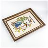 Image 2 : FRAMED LOVE/JOY NEEDLECRAFT WALL DECOR PICTURE