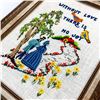 Image 3 : FRAMED LOVE/JOY NEEDLECRAFT WALL DECOR PICTURE