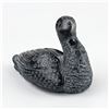 Image 5 : VINTAGE AARDIK FAUX SOAPSTONE LOON SCULPTURE