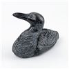 Image 7 : VINTAGE AARDIK FAUX SOAPSTONE LOON SCULPTURE