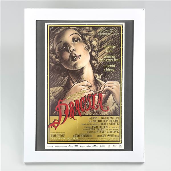 THEATRE CALGARY DRACULA HORROR ART POSTER PRINT