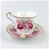 Image 3 : VTG PARAGON BONE CHINA ORCHIDS TEACUP & SAUCER