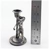 Image 10 : METAL WOMAN/GIRL GOLFER CANDLE STICK HOLDER