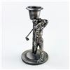 Image 2 : METAL WOMAN/GIRL GOLFER CANDLE STICK HOLDER