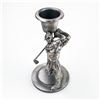 Image 7 : METAL WOMAN/GIRL GOLFER CANDLE STICK HOLDER