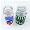 Image 6 : VINTAGE 70’S ERA PEDESTAL 7-UP & PEPSI COLA GLASSES