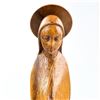 Image 6 : HAND CARVED WOOD MADONNA FIGURINE SCULPTURE