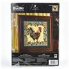 Image 1 : BUCILLA COUNTED CROSS STITCH - ROOSTER KIT - NEW