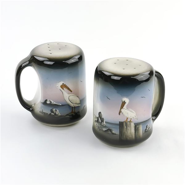 GEORGE HOOTON SALT & PEPPER SHAKERS - OREGON