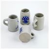 Image 3 : FOUR MINIATURE GERMAN BEER STEIN SHOT GLASSES