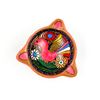 Image 4 : TONALA FOLK ART FLORAL BIRD TRINKET DISH ASHTRAY