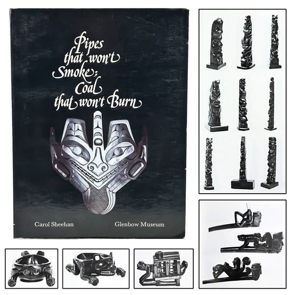 PIPES THAT WON’T SMOKE HAIDA ARGILLITE SCULPTURE